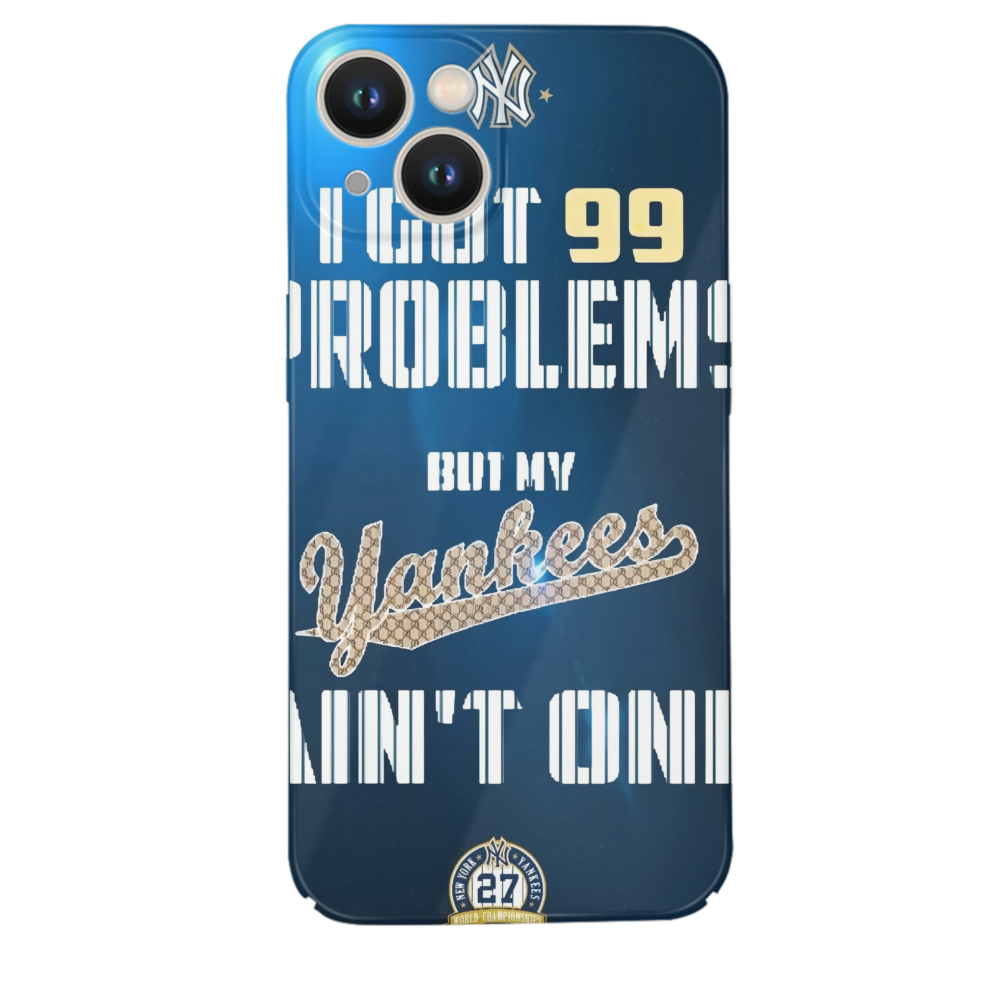 New York Yankees 140 IPhone 14 Series Full-Cover Hard Case – Shockproof With Raised Camera Protection – Precise Cutouts, Wireless Charging Compatible – Durable, Anti-Yellowing, Easy To Clean